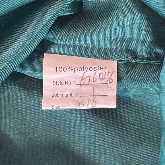 Women’s Green Lace & Chiffon 3 Piece Formal Pant Suit Mother of the Bride 16 NEW - Picture 9 of 15